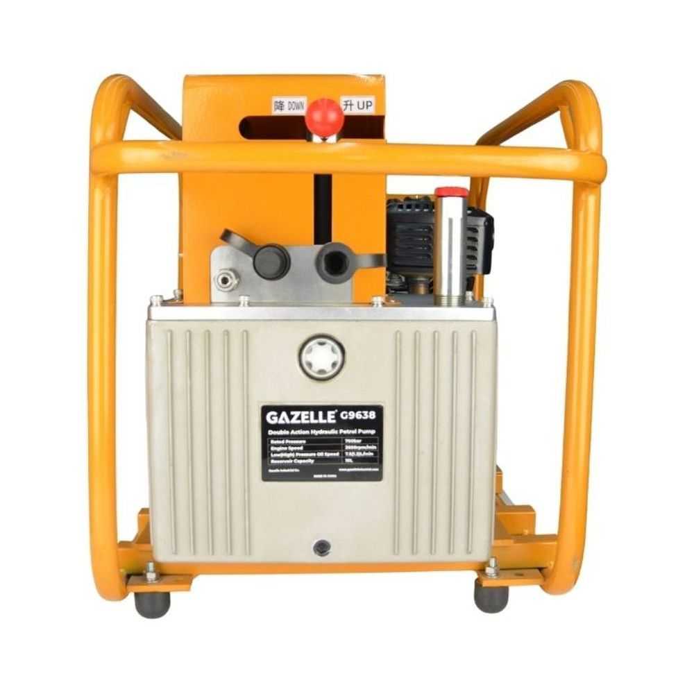 200 Ton Double Action Hydraulic Pump, Petrol Powered 800mm² to 2500mm², 700Bar