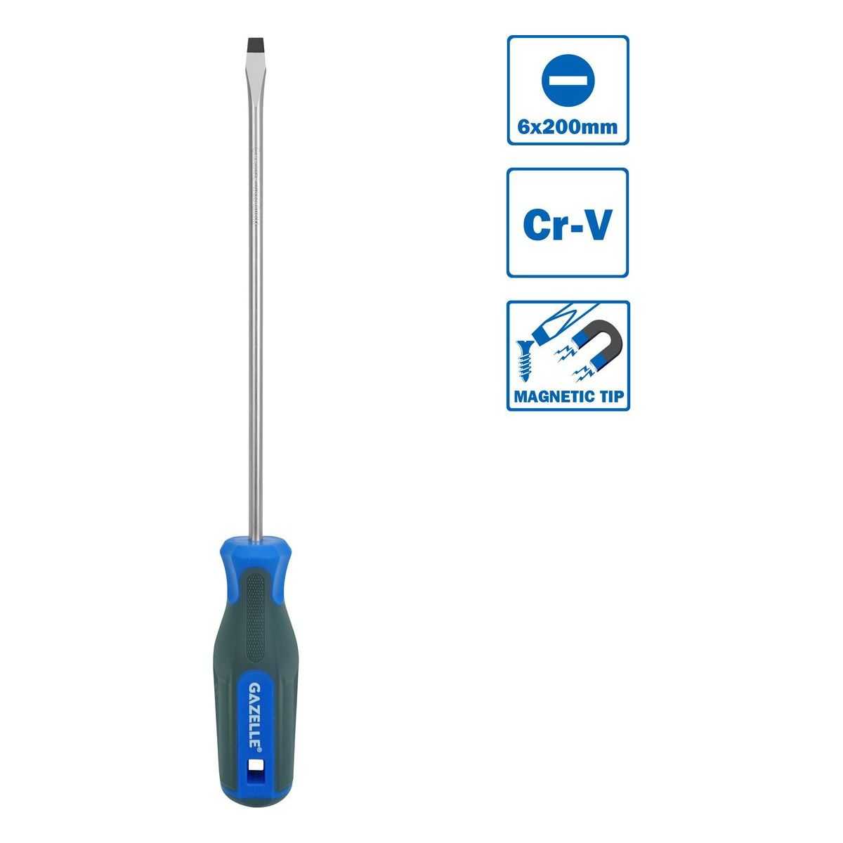 Slotted Screwdriver 6x200