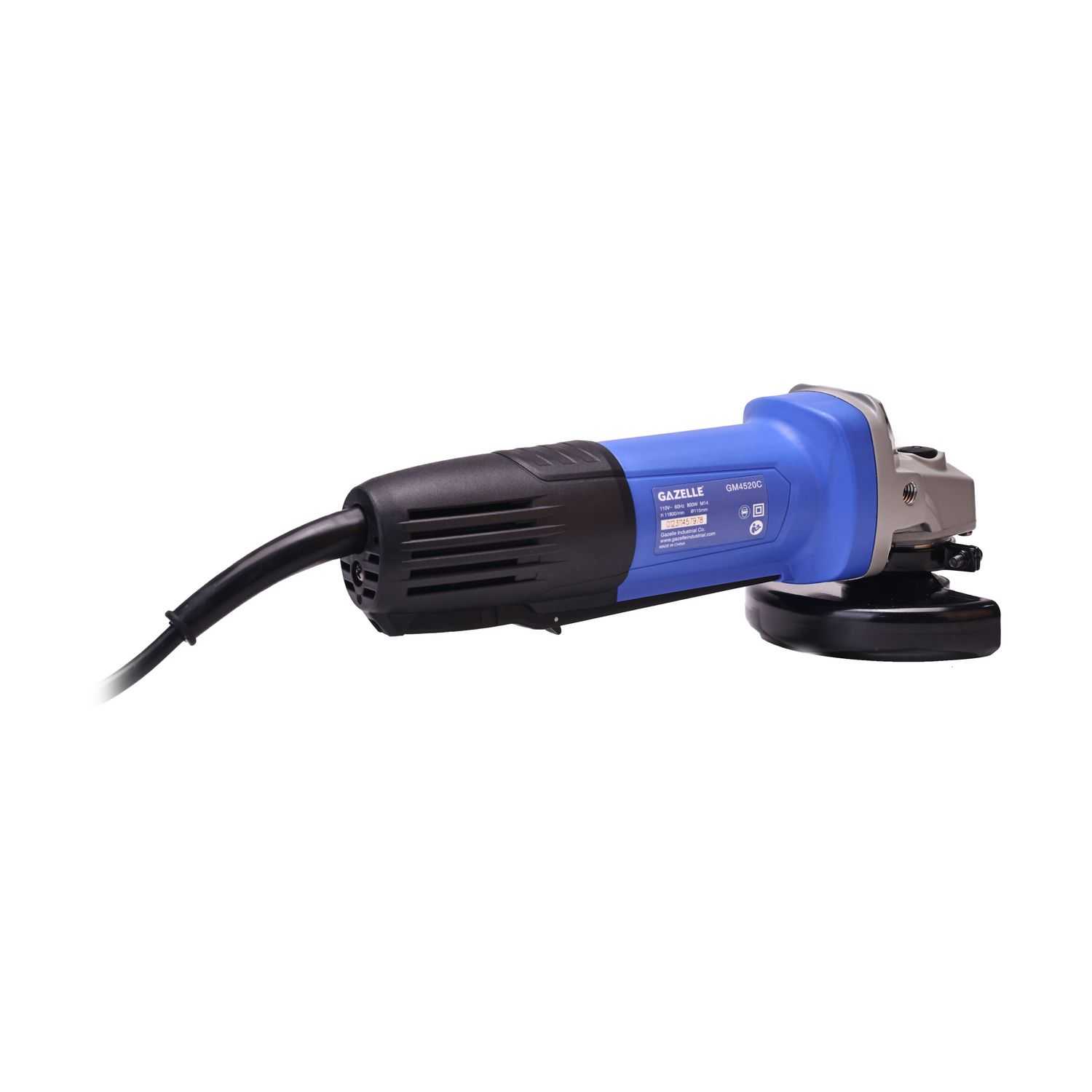 4 1/2" Angle Grinder 800W (110V) Paddle Switch
