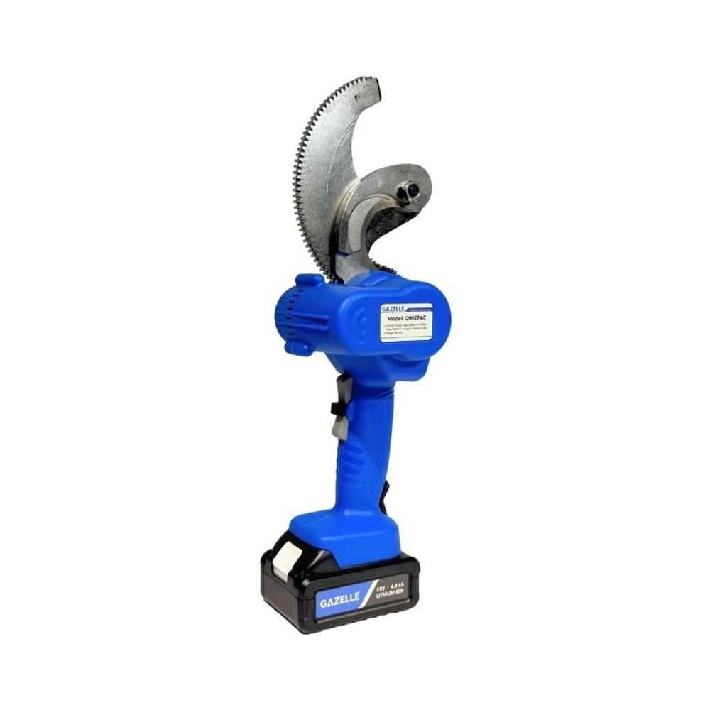 18V Ratcheting Cable Cutter, 240mm(sq) Acsr Cable & 100mm(sq) Cu Wire by Mechanical Extrusion Force