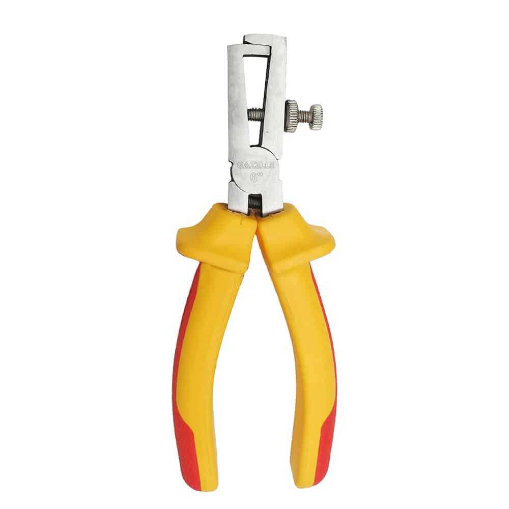 1000V 6 In. Insulated Wire Stripping Plier (150mm)