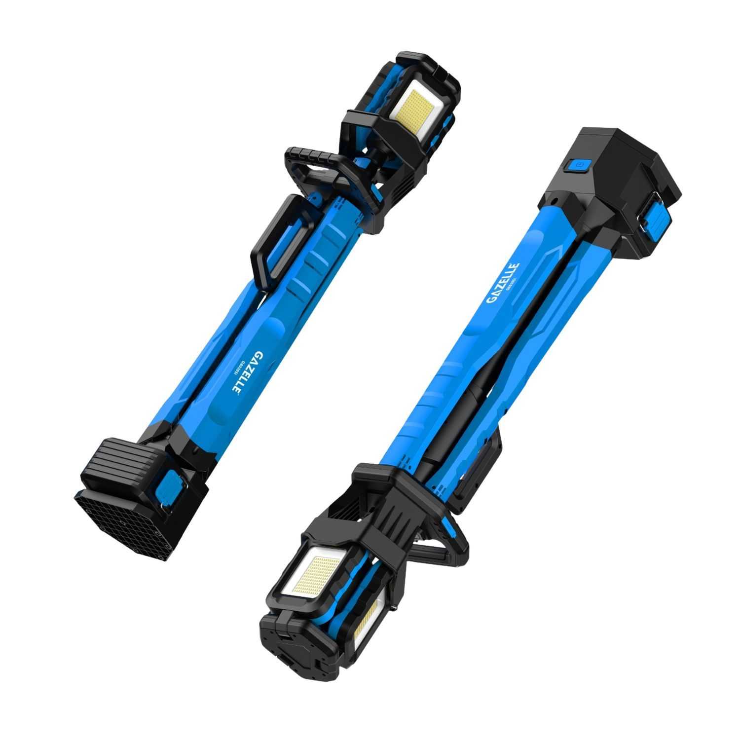 2.3m Cordless Tower Work Light (10000 Lumens) with Power Pack Adaptor (18V-21V)