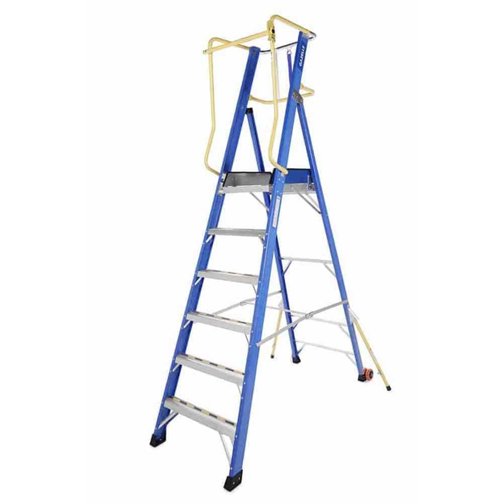 6ft Fiberglass Platform Ladder (1.7m)