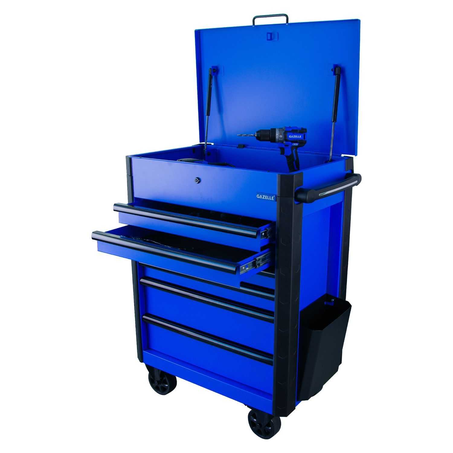 29 In. Rolling Tool Cabinet, 6 Drawer