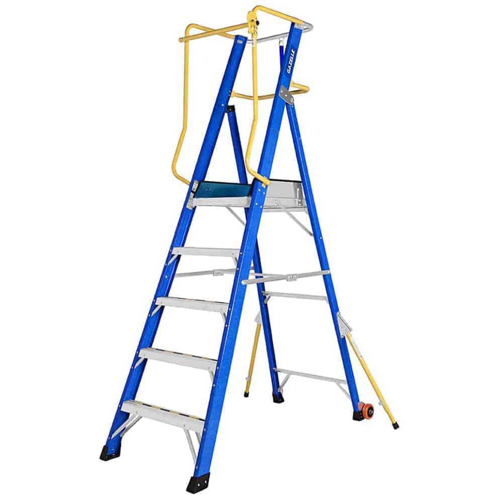 5ft Fiberglass Platform Ladder (1.4m)