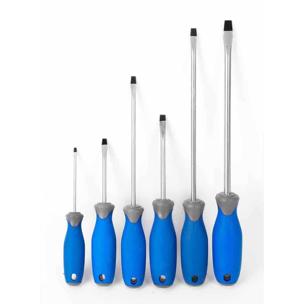 Slotted Screwdriver Set, 6-Pieces