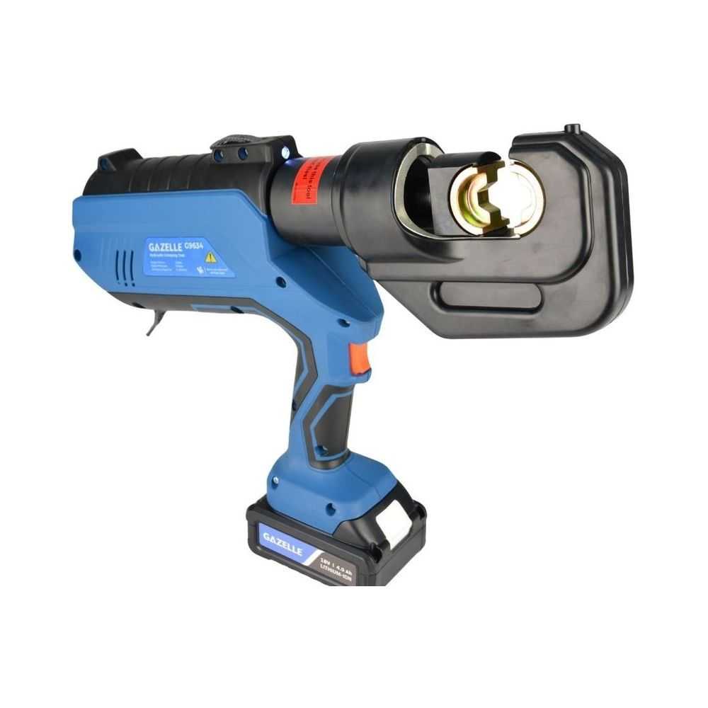 18V Cordless Crimping Tool, 6-400mm² with Dies