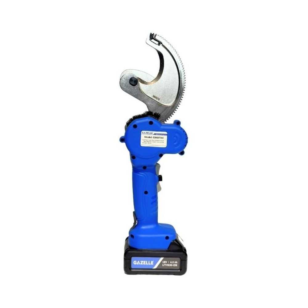 18V Ratcheting Cable Cutter, 240mm(sq) Acsr Cable & 100mm(sq) Cu Wire by Mechanical Extrusion Force