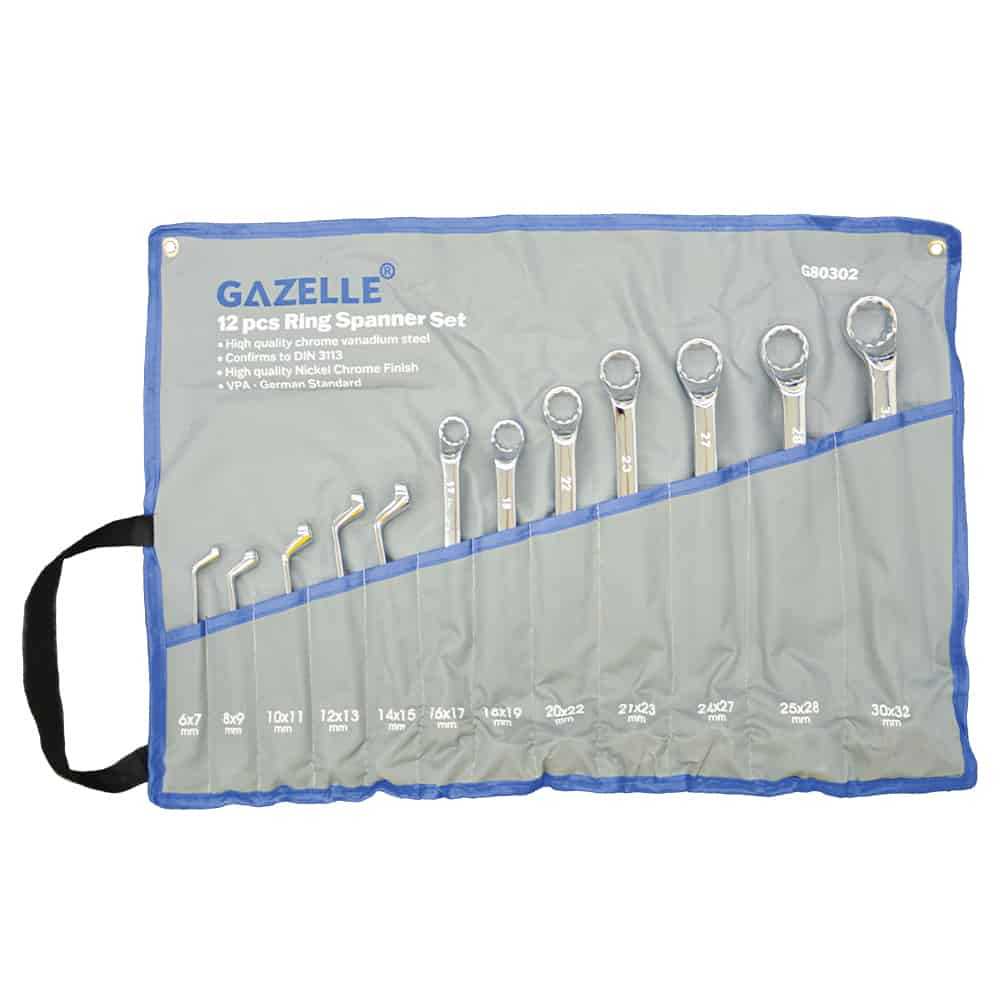 12-Piece Ring Spanner Set