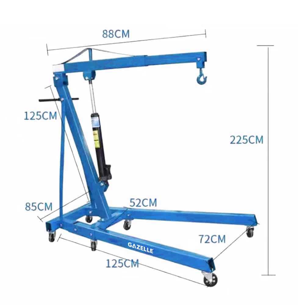 Hydraulic Workshop Crane, 3000kg