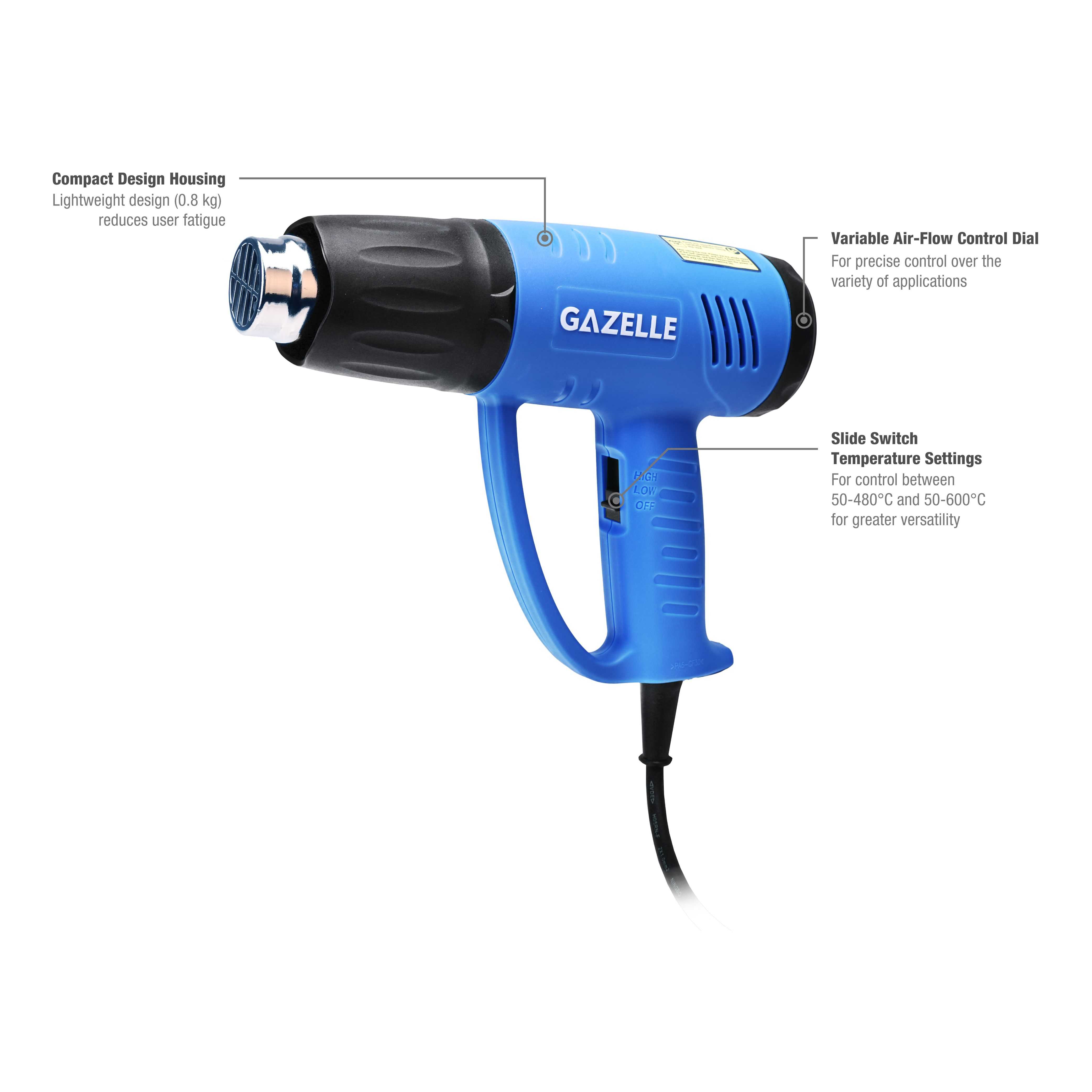 Variable Speed Heatgun 2000W