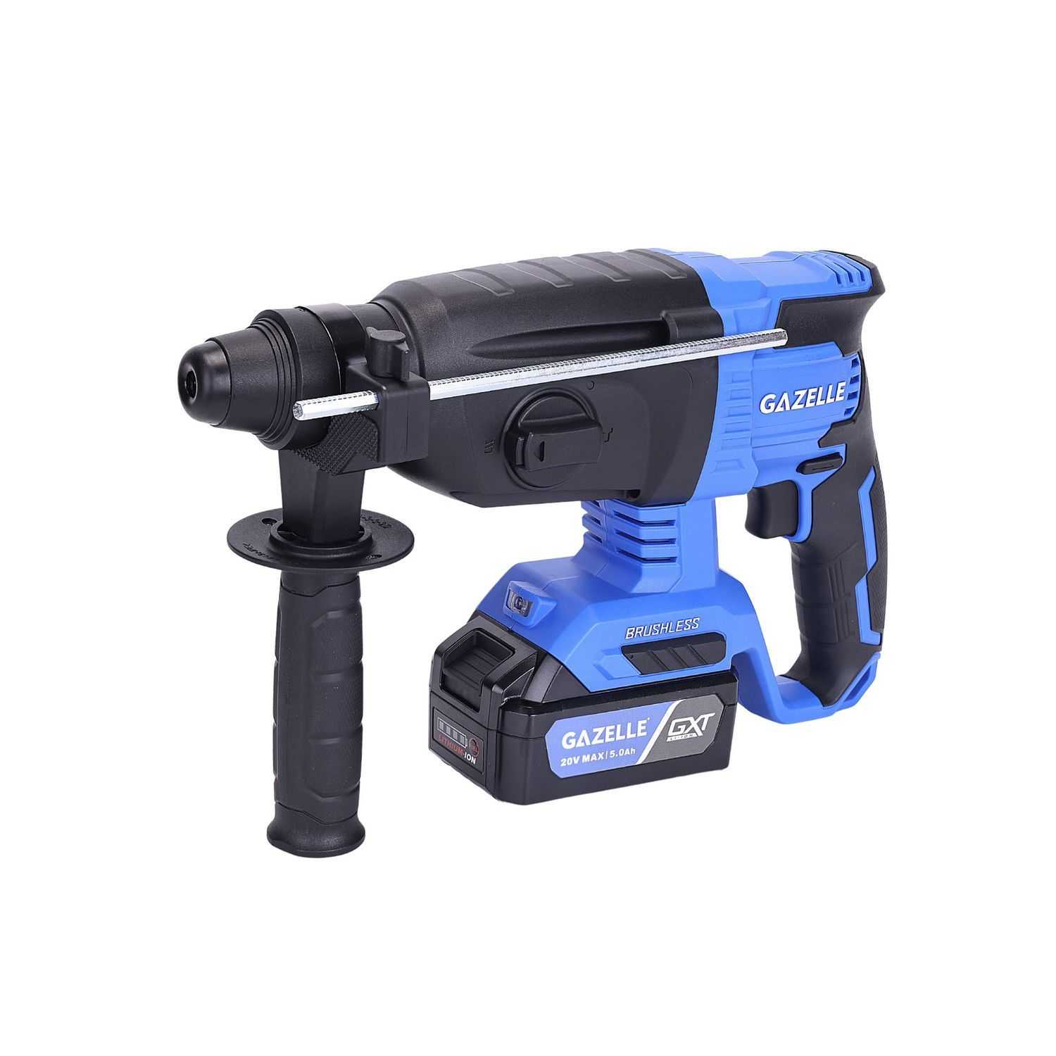 20V Brushless 24mm SDS Plus Hammer Drill, 2.7J Impact Energy