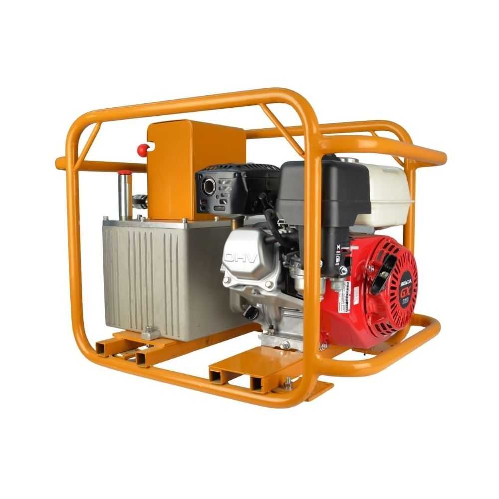 200 Ton Double Action Hydraulic Pump, Petrol Powered 800mm² to 2500mm², 700Bar