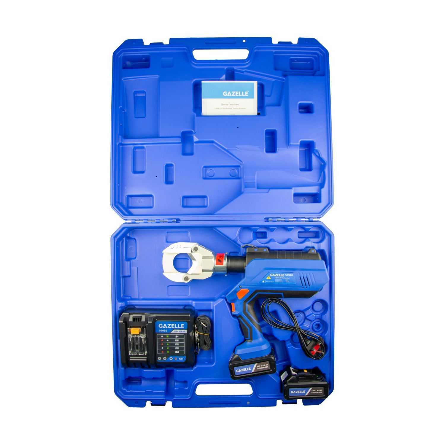 18V Cordless Hydraulic Cutting Tool, Cu/Al 50mm, Single Core Cable 400mm²