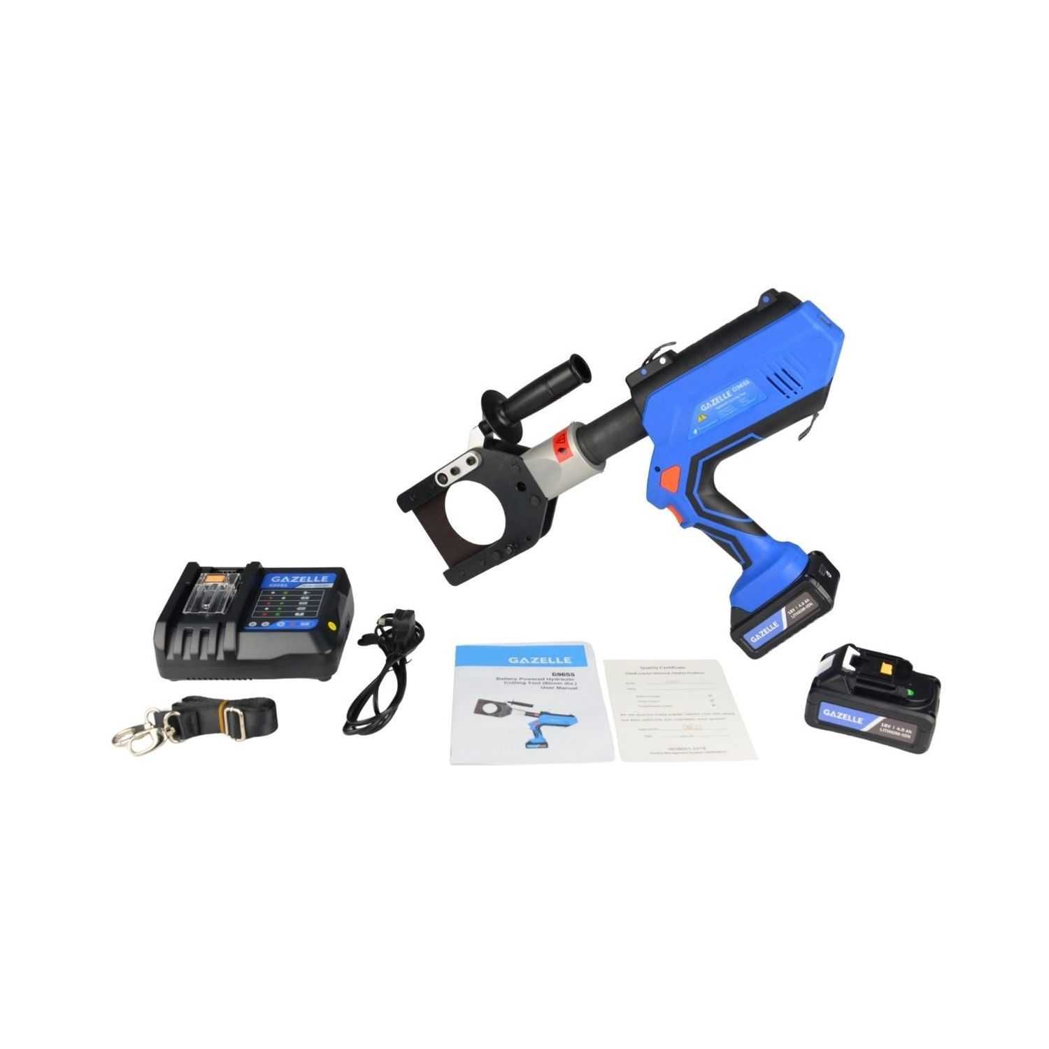 18V Cordless Hydraulic Cutting Tool, 85mm Armored Cable