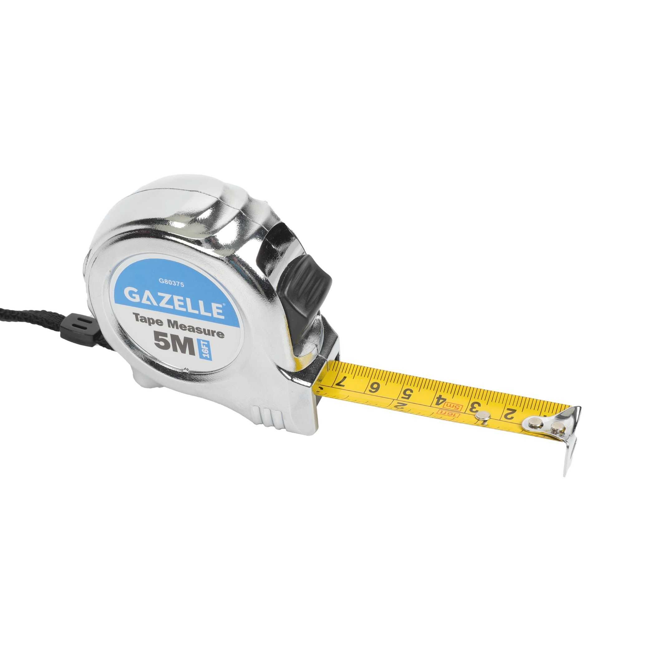 5m x 19 mm  Chrome Measuring Tape (16 ft)