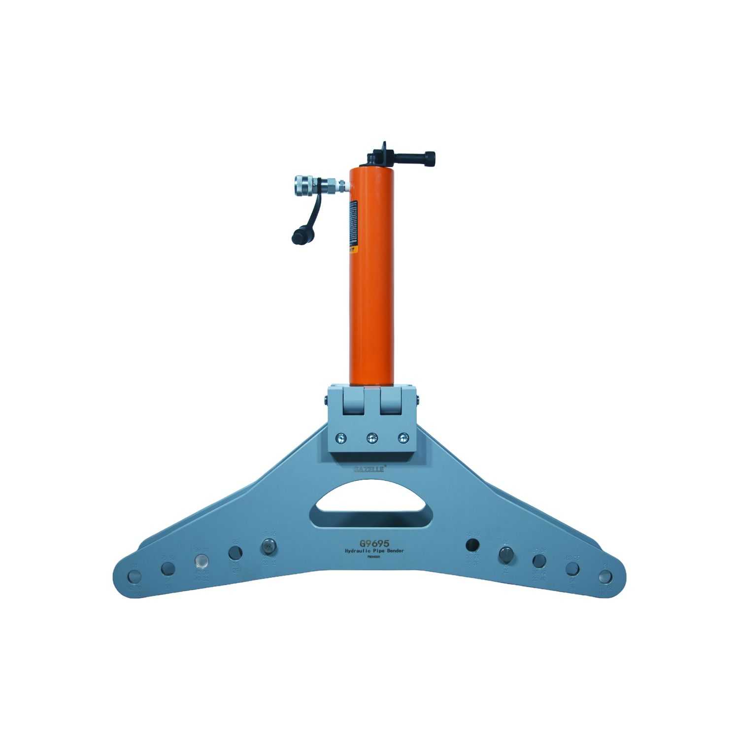 15-Ton Hydraulic Pipe Bender, 3 Inch Capacity, 7 Dies