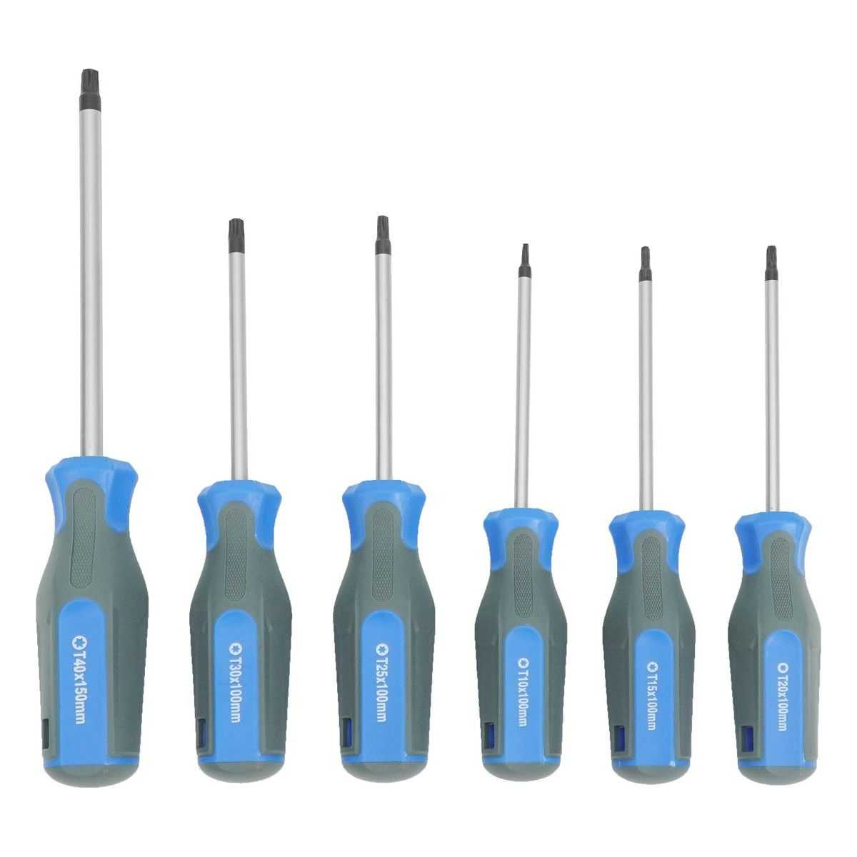 6 Pcs Torx Screwdriver Set, T10-T40