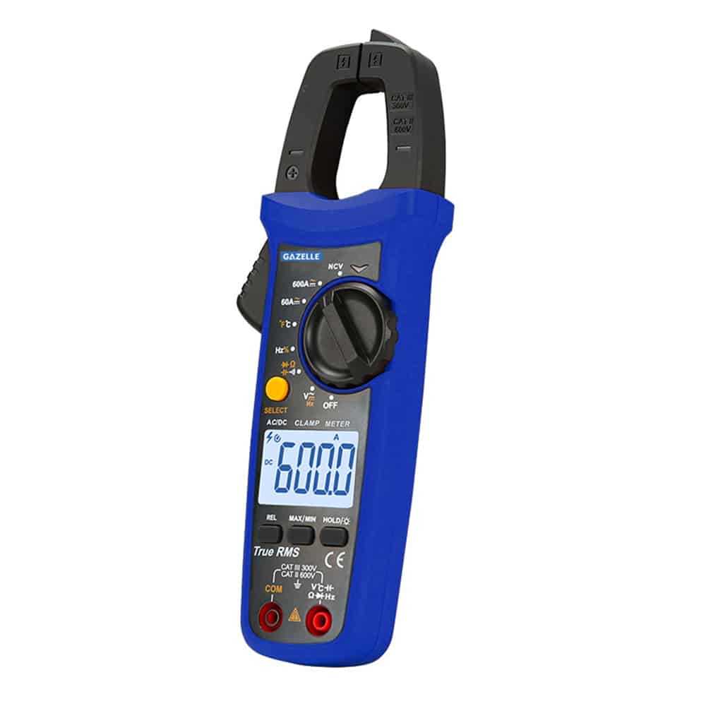 True RMS AC/DC Clamp Meter, 600A