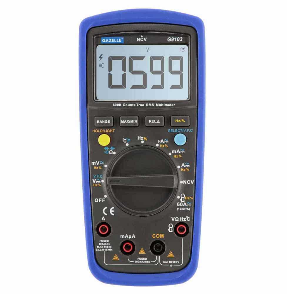 True RMS Multimeter, 10A