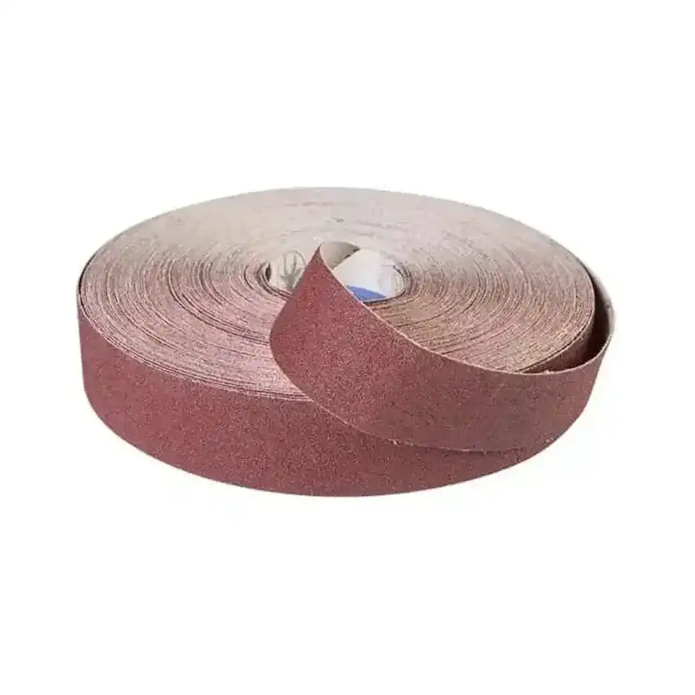 4" 100mmx50m Abrasive Cloth Roll, 80 Grit