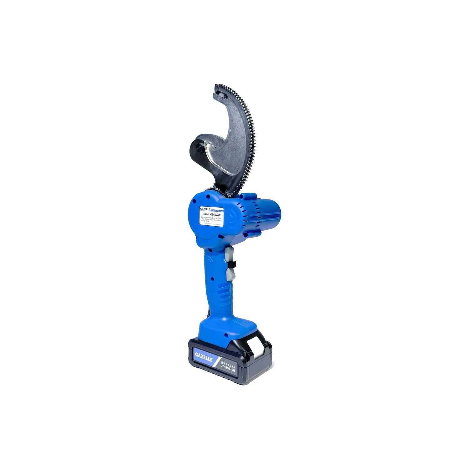 18V Ratcheting Cable Cutter, 54mm Acsr Cable & 100mm(sq) Cu Wire by Mechanical Extrusion Force