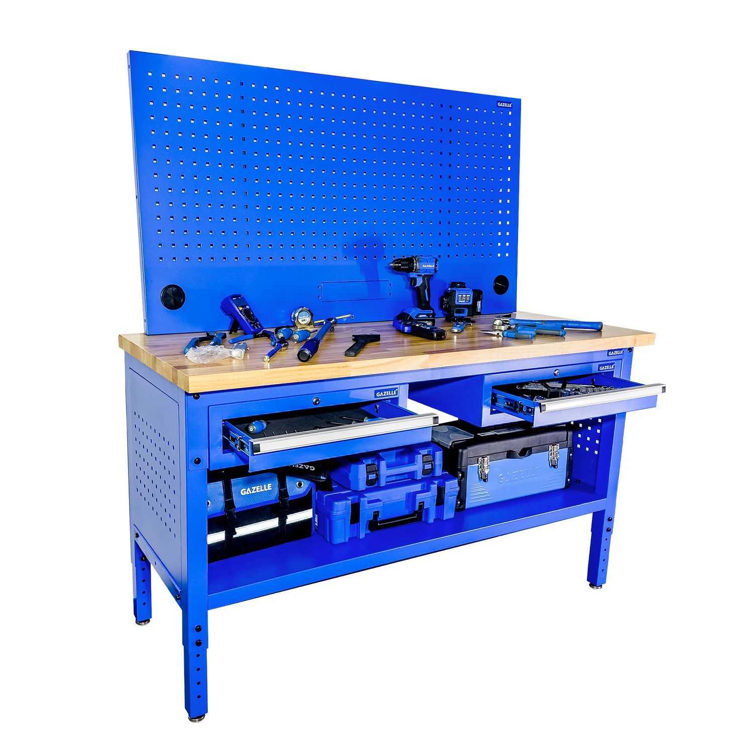 60 In. Wood Top Workbench