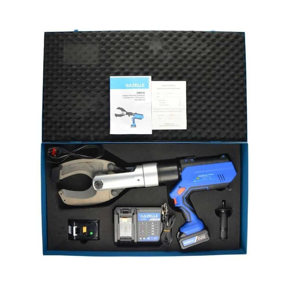 18V Cordless Hydraulic Cutting Tool, 105mm Light Armored Cable