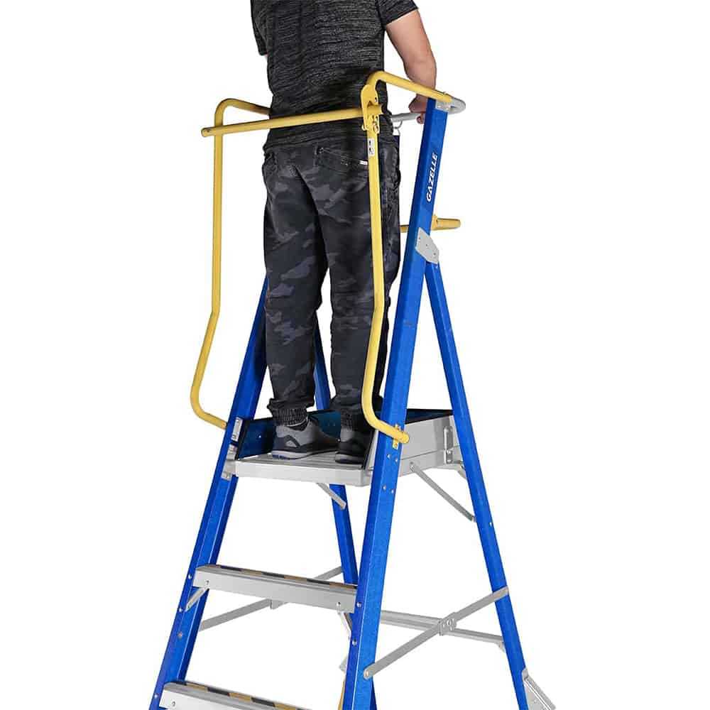 8ft Fiberglass Platform Ladder (2.5m)