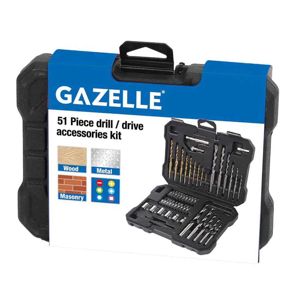 Combination Drill Bit Set, 51-Pieces