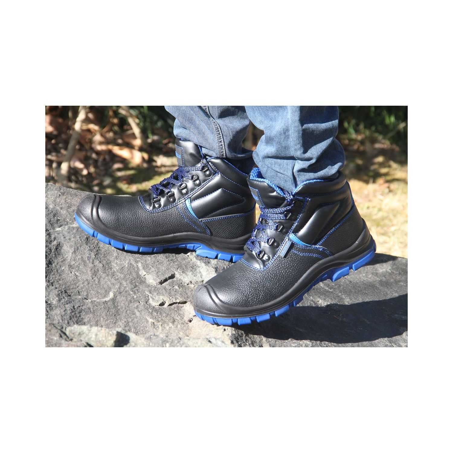 ANCHOR Mid Cut Safety Shoes, Steel Toe