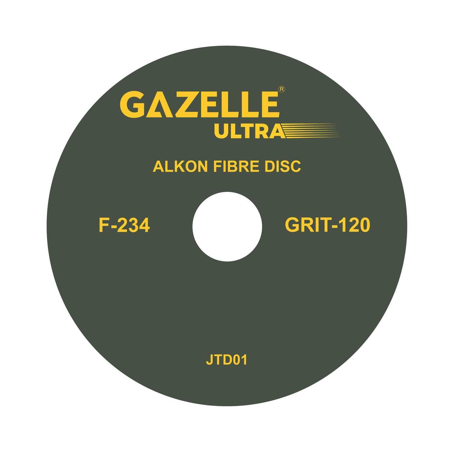 4.5 In. Coated Fibre Sanding Discs (115mm) 120 Grits - Ultra