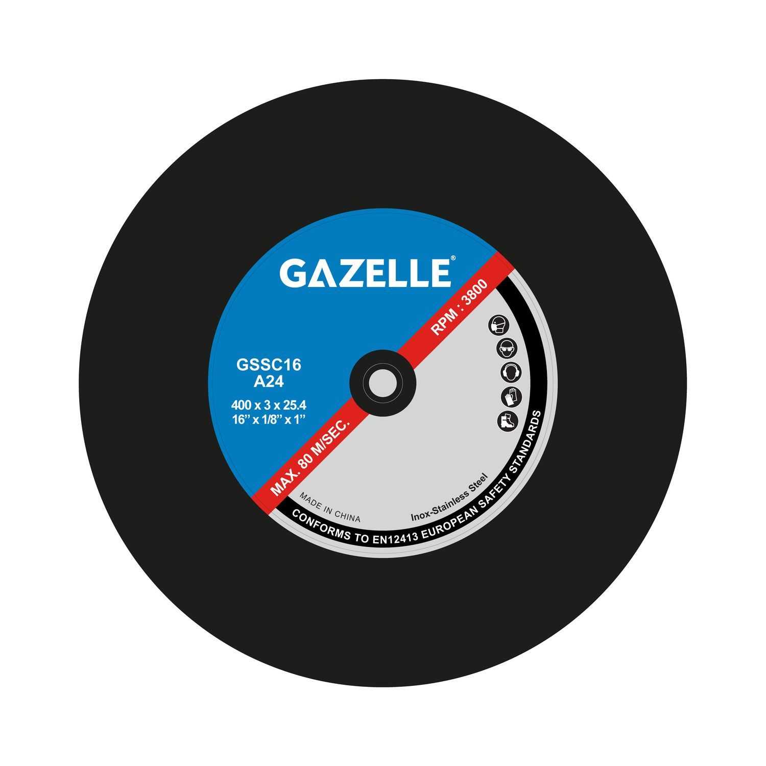 16 In. Stainless Steel Cutting Disc (400mm), Large