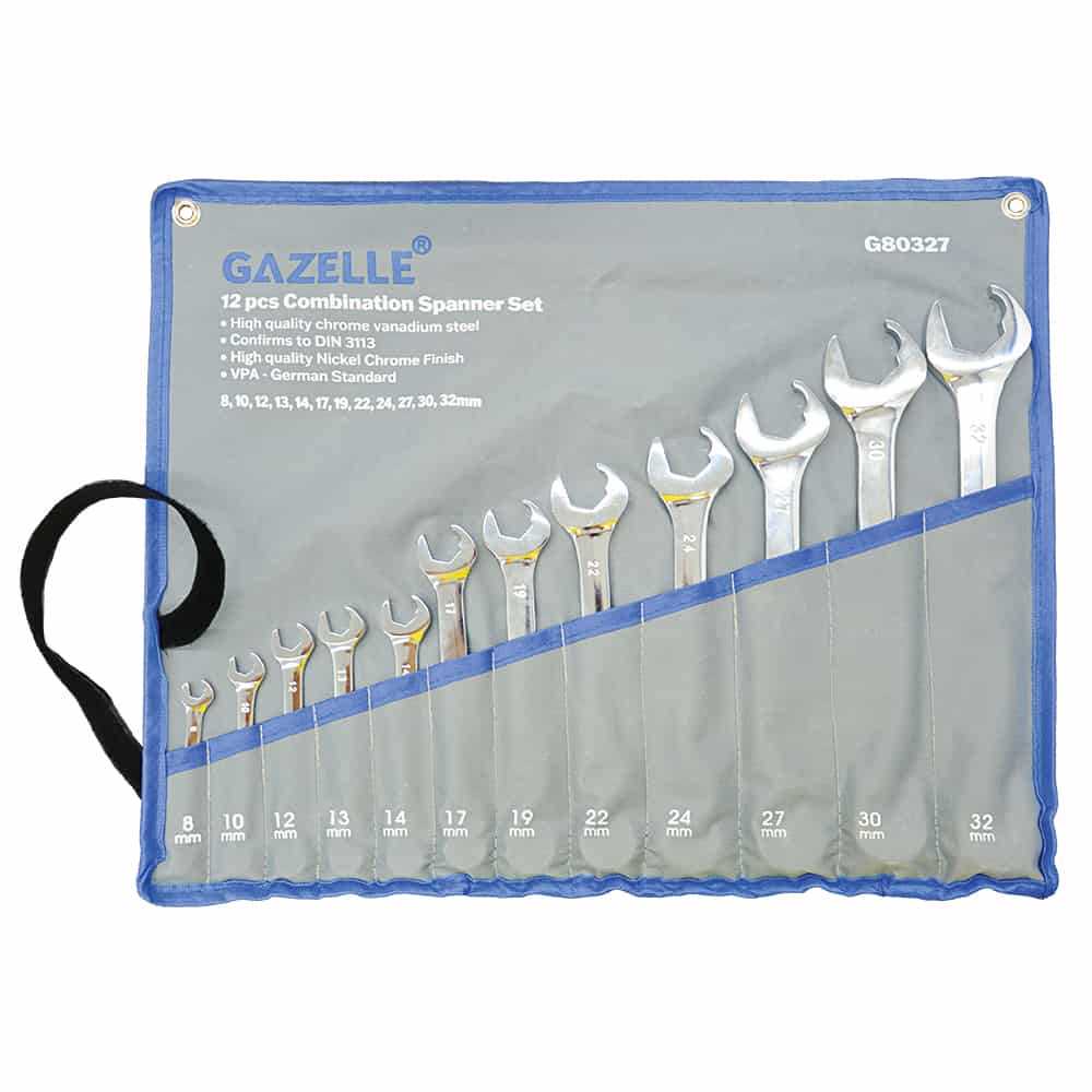 12-Piece Combination Spanner Set