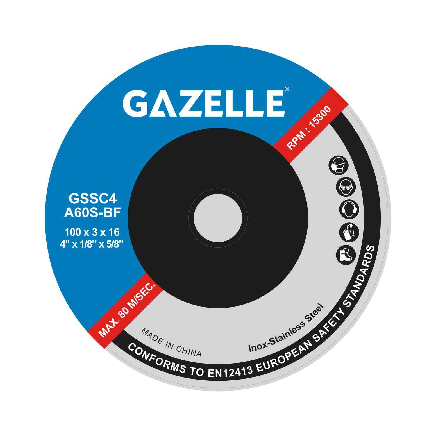 4 In. Stainless Steel Cutting Disc (100mm)
