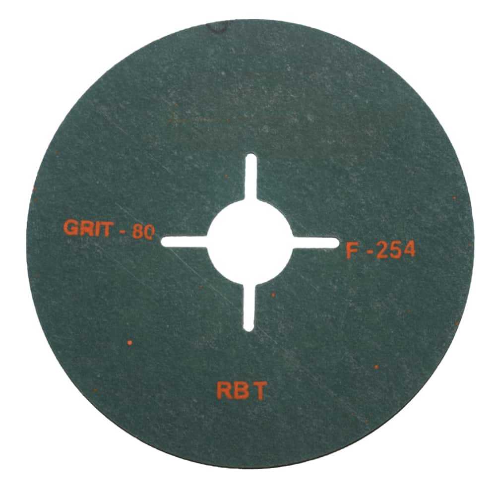 4.5 In. Coated Fibre Sanding Discs (115mm) 80 Grits - SS