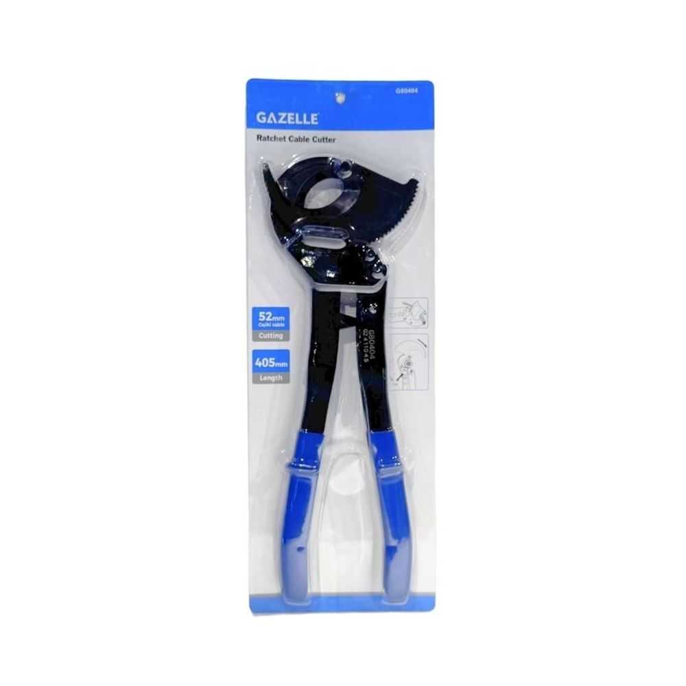 Ratcheting Cable Cutter, 52mm Cu/Al Cable