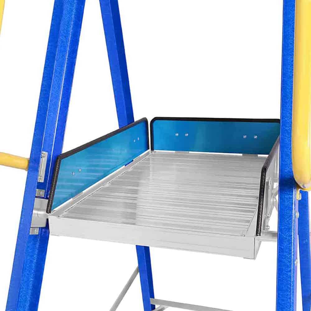 8ft Fiberglass Platform Ladder (2.5m)