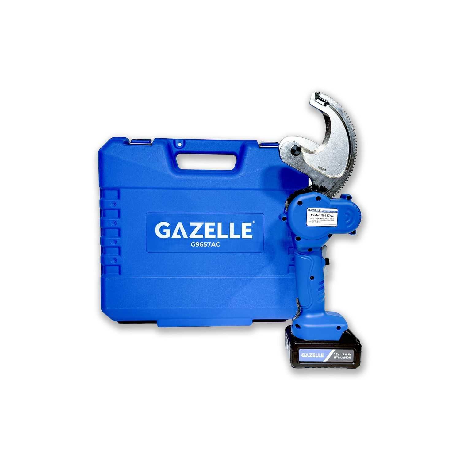 18V Ratcheting Cable Cutter, 240mm(sq) Acsr Cable & 100mm(sq) Cu Wire by Mechanical Extrusion Force