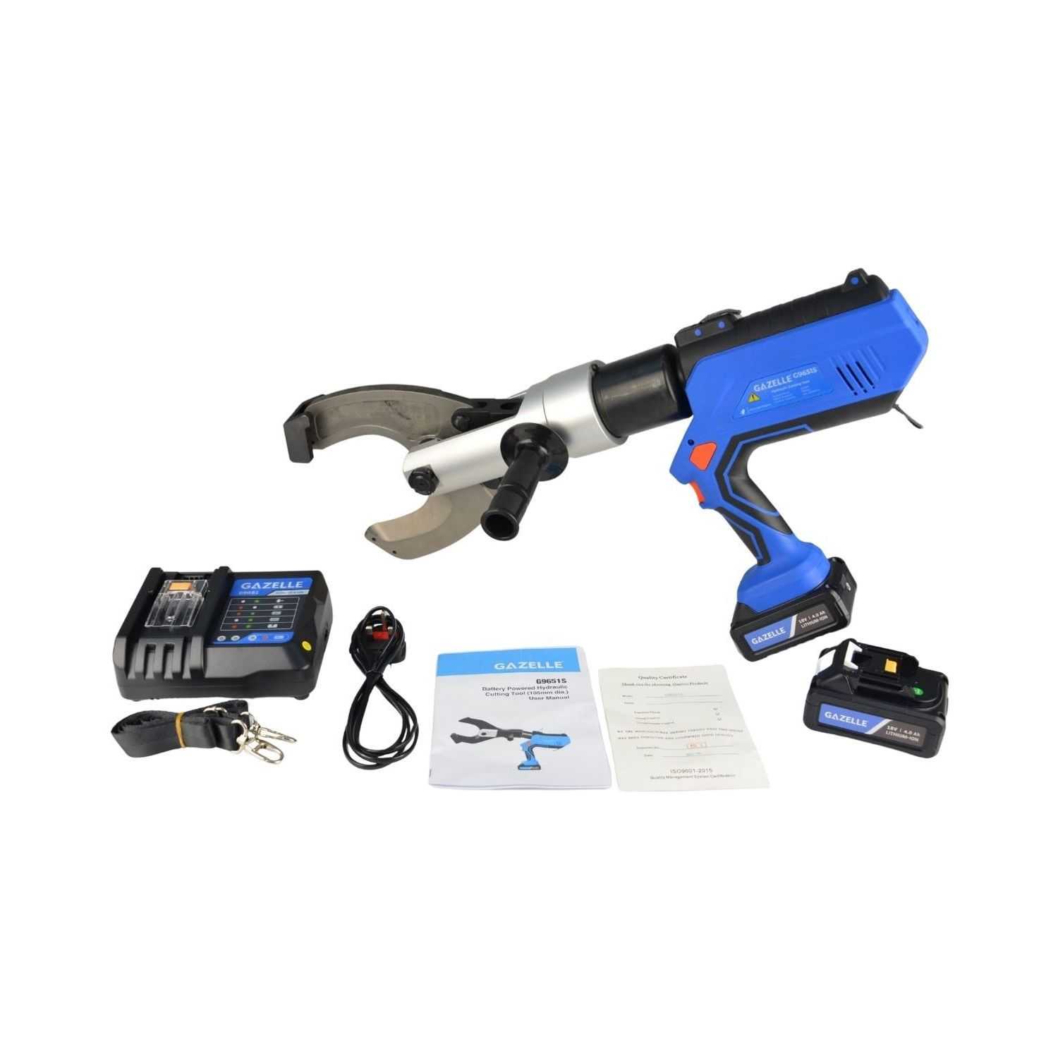 18V Cordless Hydraulic Cutting Tool, 105mm Light Armored Cable