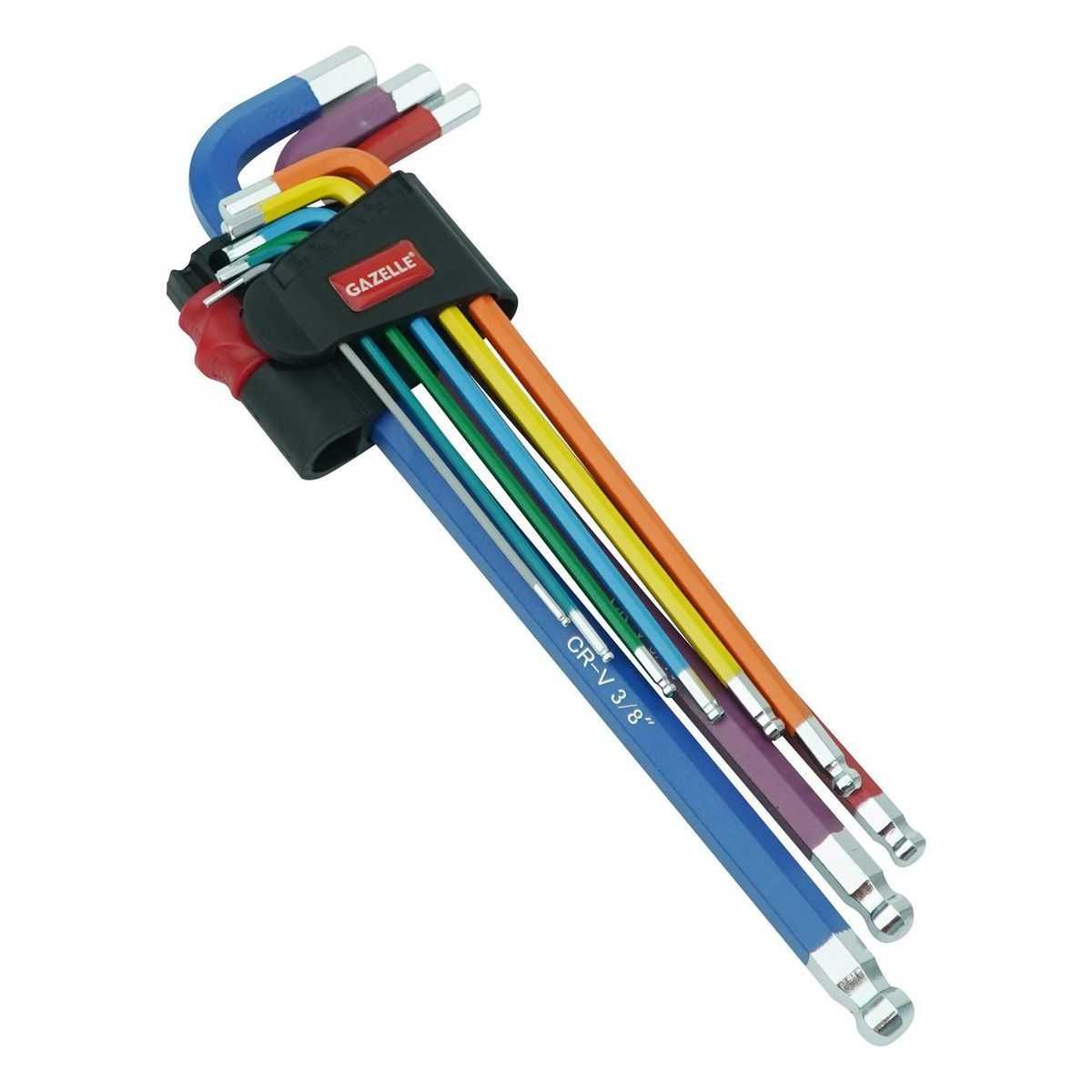 Long Arm Metric Hex Key Set, 9 Pcs
