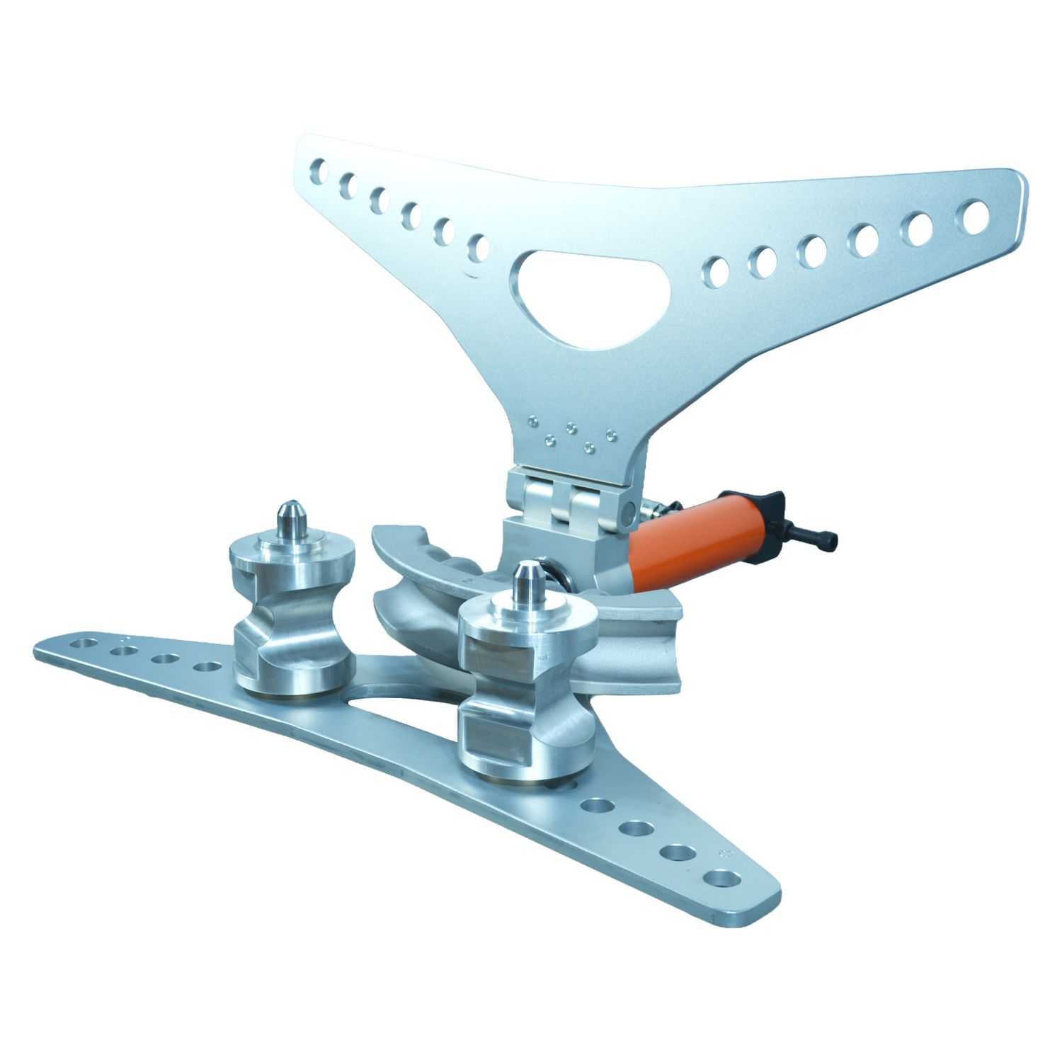 20-Ton Hydraulic Pipe Bender, 4 Inch Capacity, 8 Dies