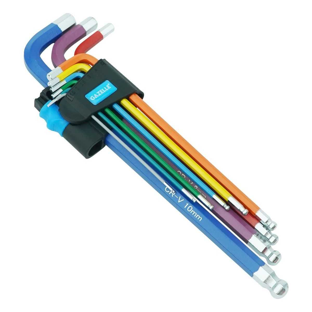 Long Hex Key Set, Metric, 9 Pcs