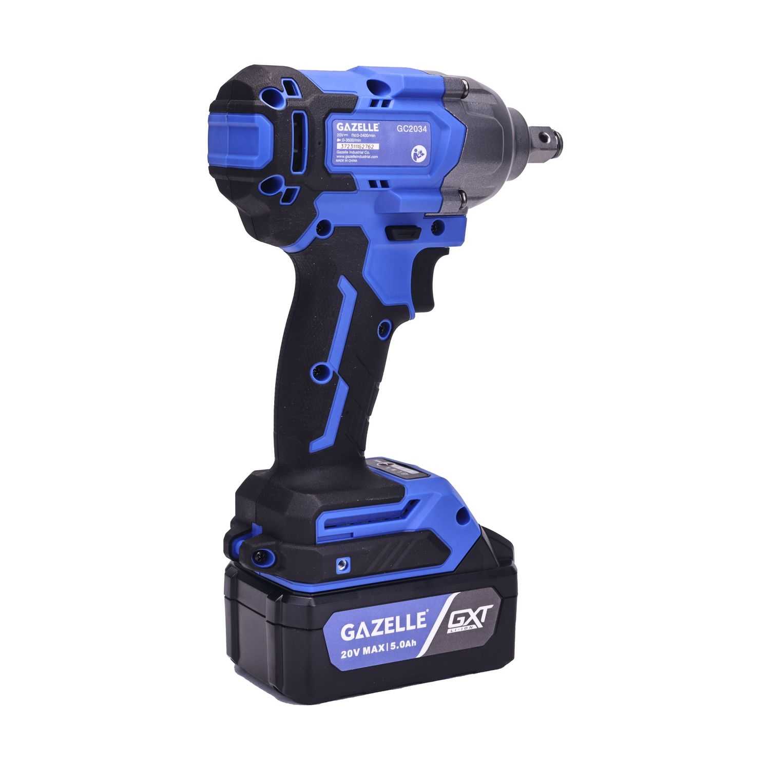 20V 1/2" Impact Wrench 488 Nm