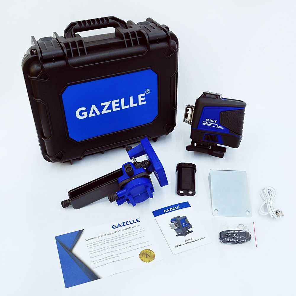 12-Line Green Laser Level, 40m