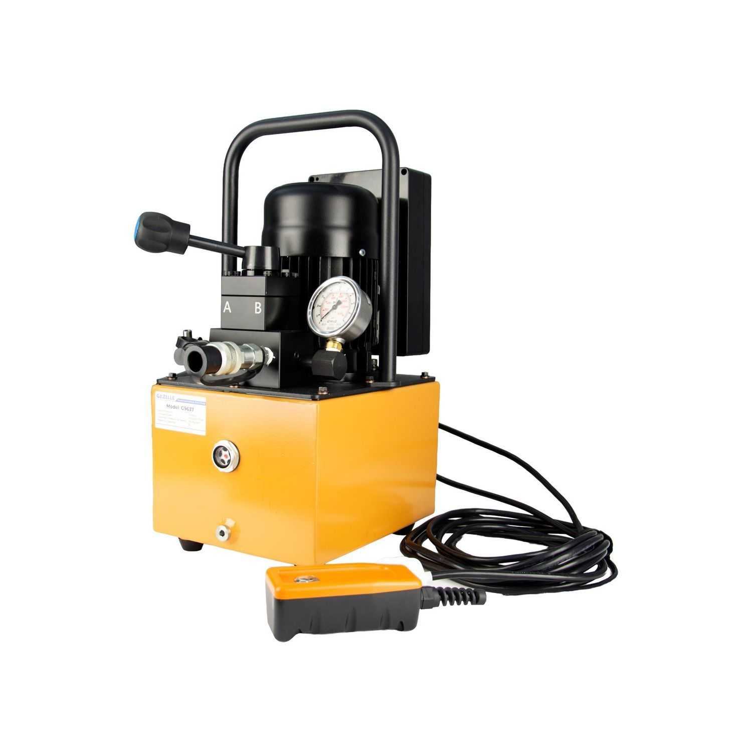 200 Ton Double Action Hydraulic Pump, Electric Powered 800mm² to 2500mm², 700Bar