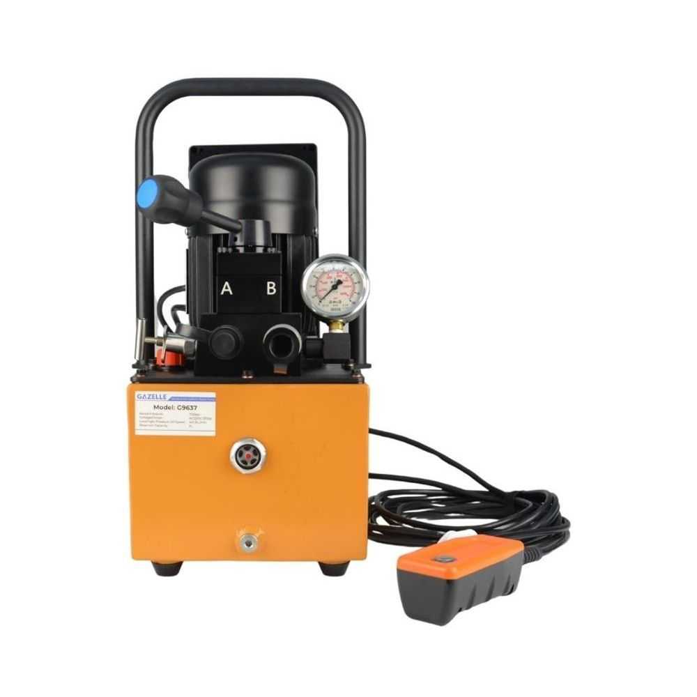 200 Ton Double Action Hydraulic Pump, Electric Powered 800mm² to 2500mm², 700Bar