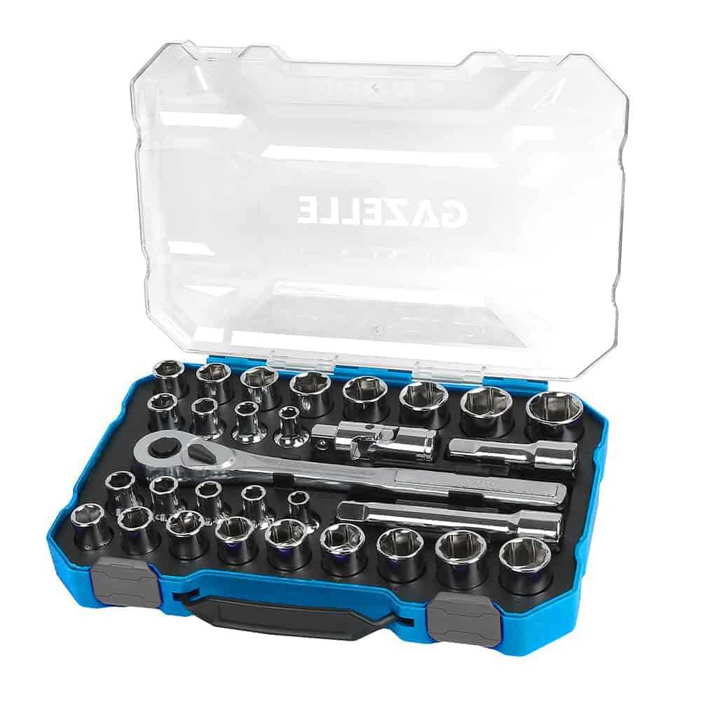 1/2 In. Drive Socket Set, 30-Pieces (13mm)