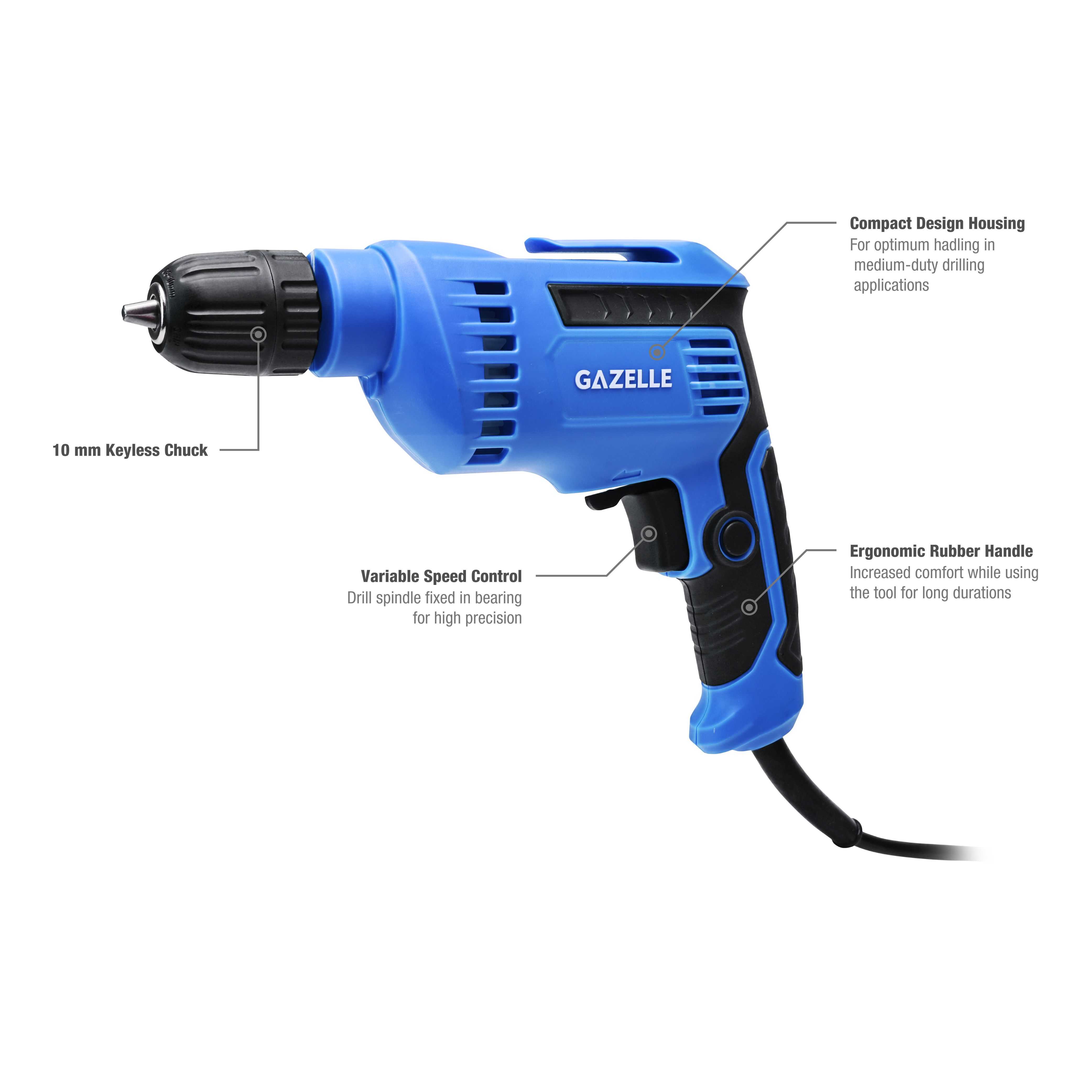 10mm Rotary Drill 460W