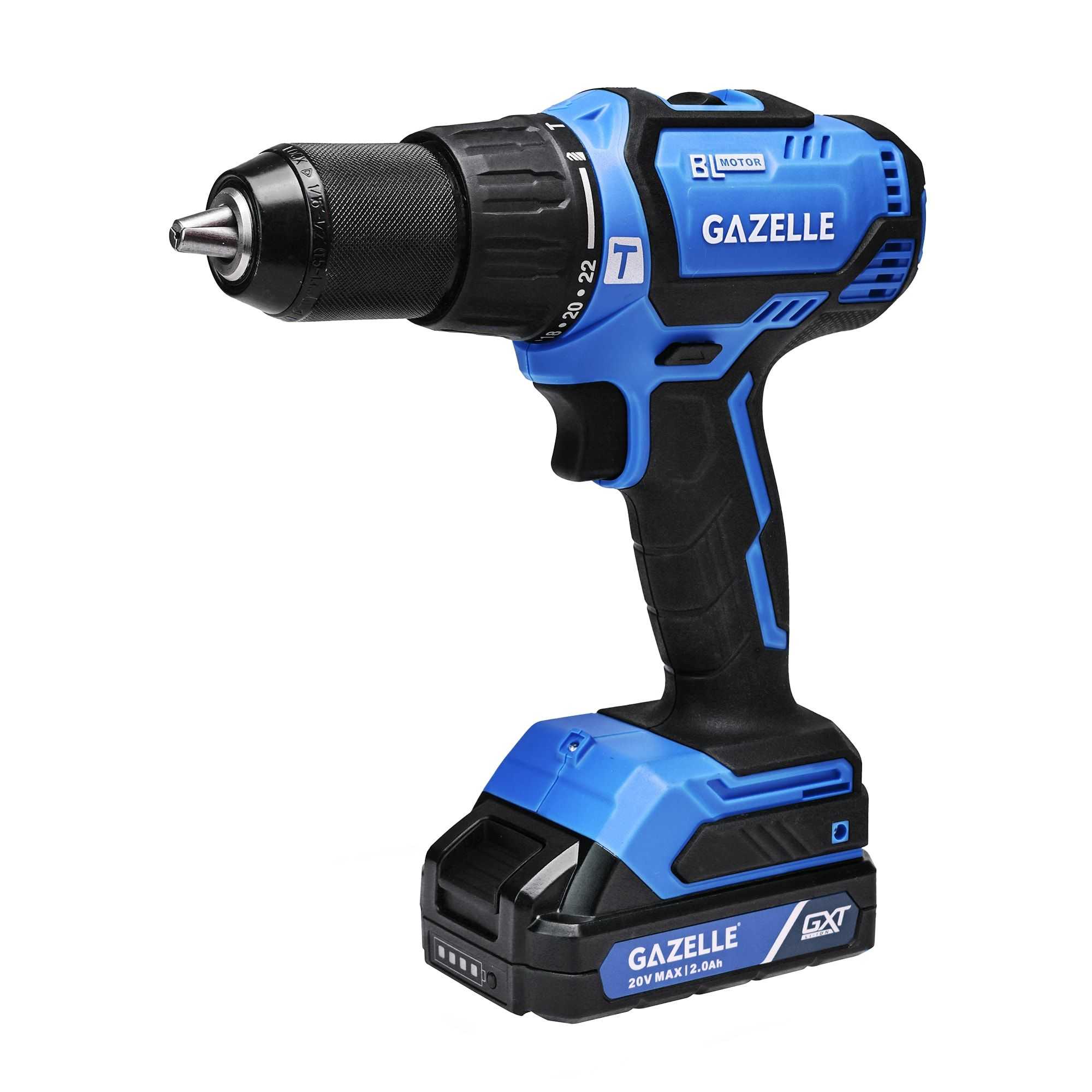 20V Brushless Hammer Drill 60Nm